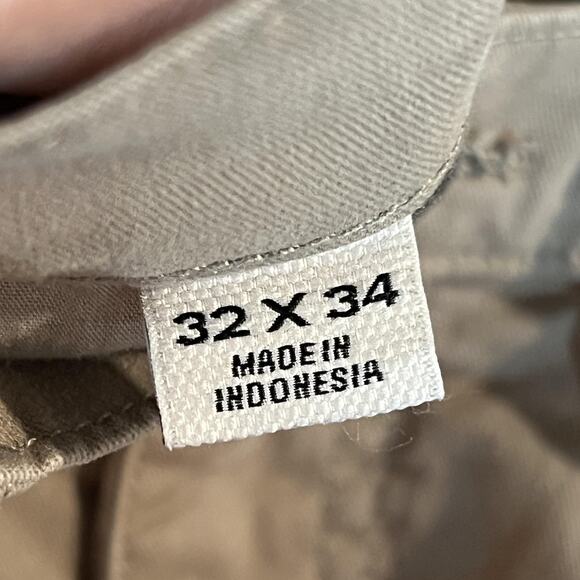 Flint and Tinder Pants Mens 32x34 Khaki Tapered Fit Stretch Casual Chino - Picture 4 of 11